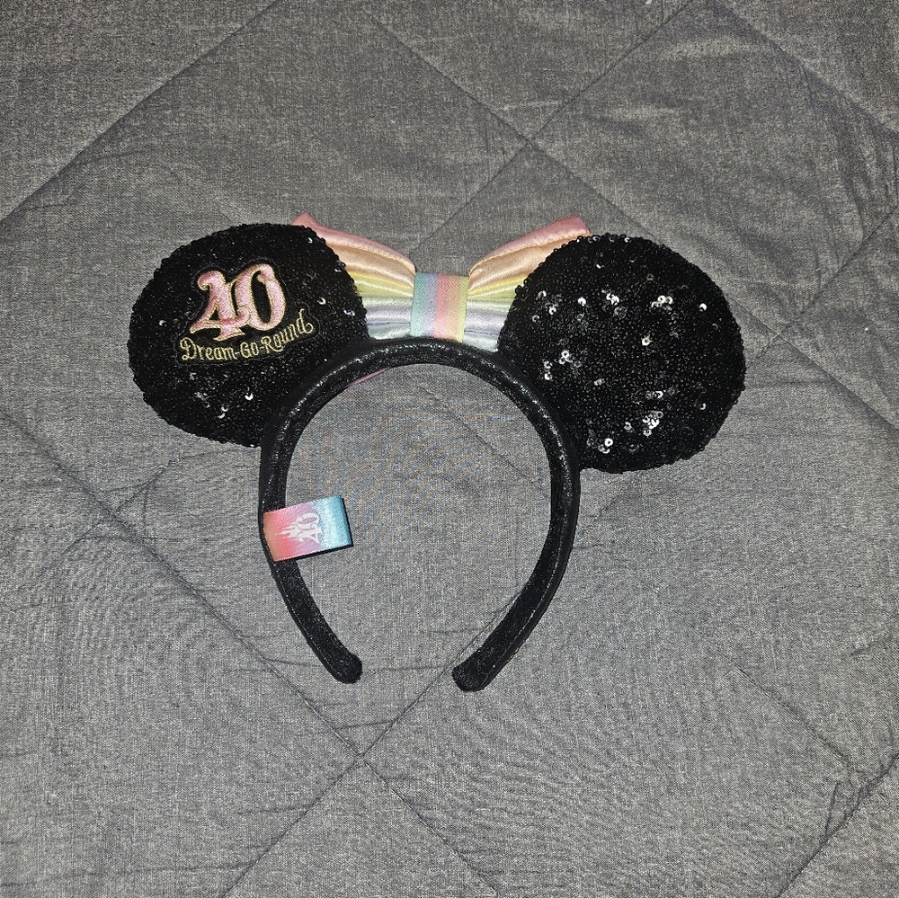 Black Sequin Kids Headband